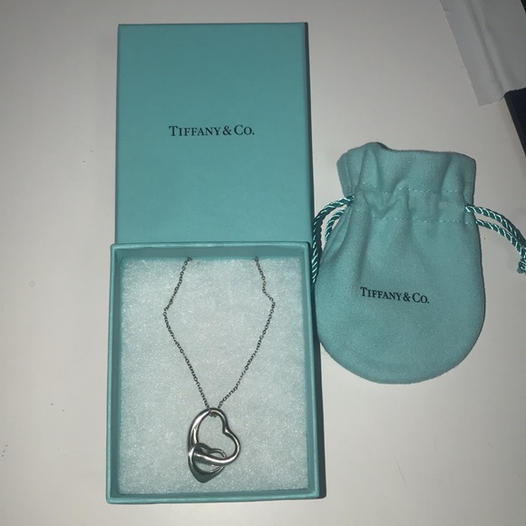 Tiffany & Co. Jewelry - AUTHENTIC “RARE” PERETTI DOUBLE OPEN HEART STERLING SILVER TIFFANY’S NECKLACE